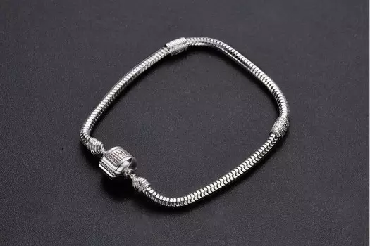 Браслет серебро с родиевым покрытием