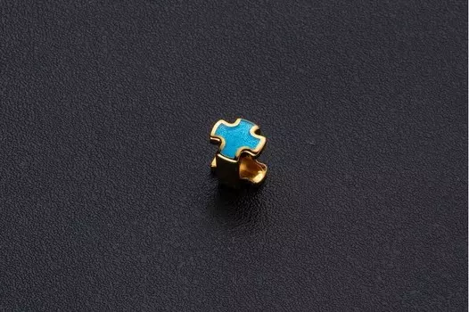 Бусина. Крест.