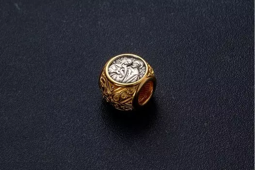 Бусина «Святые Петр и Феврония Муромские»