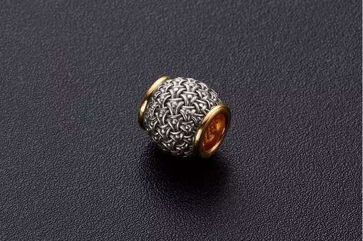 Бусина «Тройная плетенка»