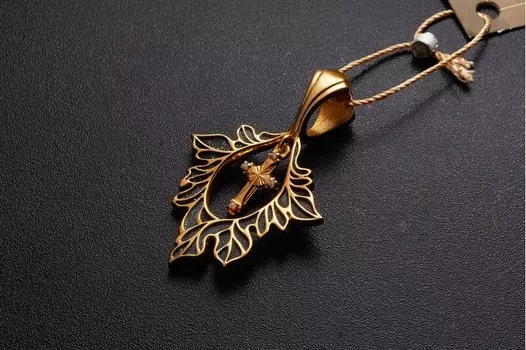 Четырехконечный крест. Подвеска.