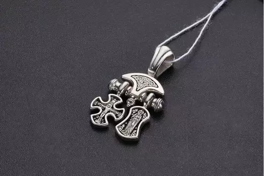 Хризма. Православный крест. Валаамская икона Божией Матери. Ангел-Хранитель.