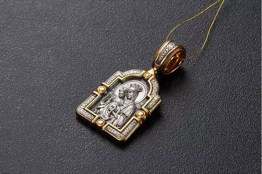 Икона Божией Матери «Достойно есть». Архангел Гавриил.