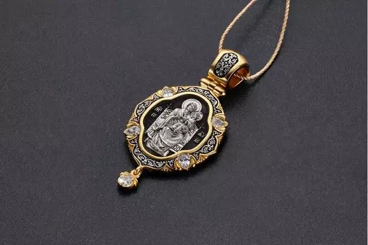 Икона Божией Матери Всецарица. Ангел-Хранитель. Образок.