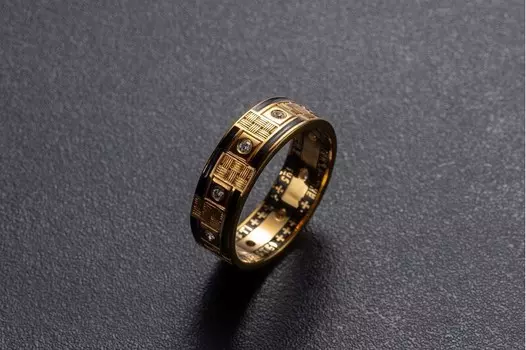 Кольцо «Молитва Животворящему Кресту»