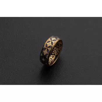 Кольцо. Орнамент из крестоцветов.