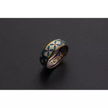 Кольцо. Орнамент из крестоцветов.