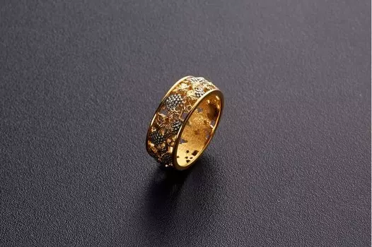 Кольцо "Виноградная лоза"