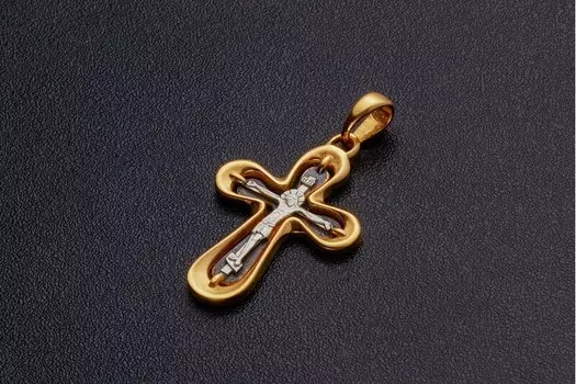 Крест нательный «Каплевидный»