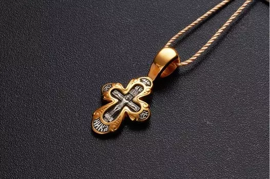 Крест «Распятие Христово. Покров Пресвятой Богородицы»