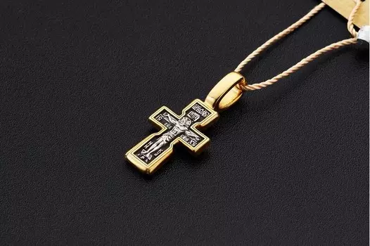 Крест «Распятие Христово. Великомученик Георгий Победоносец»