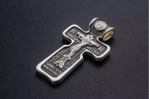 Крест с распятием и образом Св. Николая Чудотворца