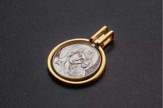 Образ Божией Матери «Казанская», круглый