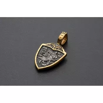 Образок с Архангелом Михаилом, Александром Невским и Георгием Победоносцем