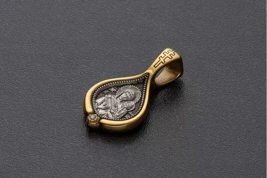 Образок с Тихвинской иконой Богородицы