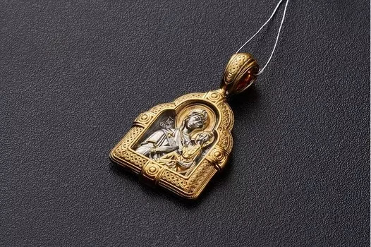 Образок "Тихвинская икона Божией Матери"