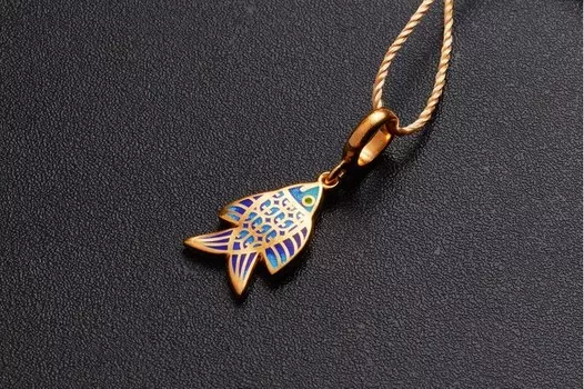 Подвес «Рыбка». Эмаль