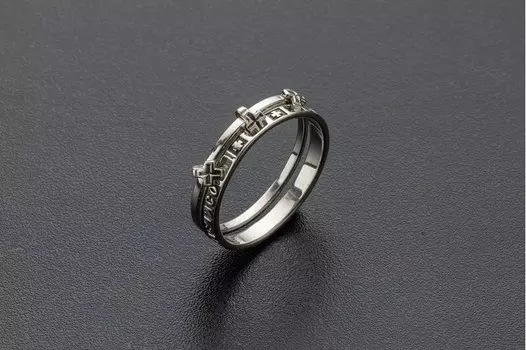 Православное кольцо "День и Ночь"