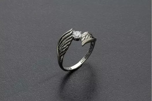 Православное кольцо "Крылья Ангела"