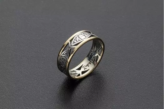 Православное кольцо "Рыбки Христовы"