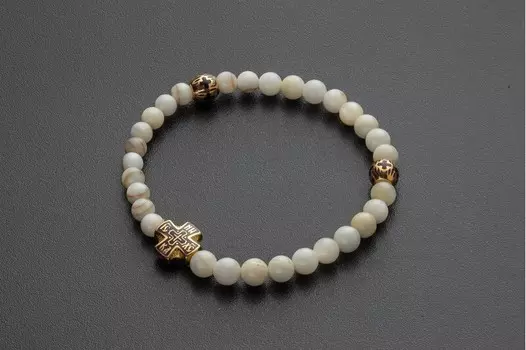 Православные чётки с жемчугом и эмалью