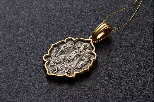 Преображение. Святые Сергий Радонежский, Александр Свирский, Ксения Петербургская.