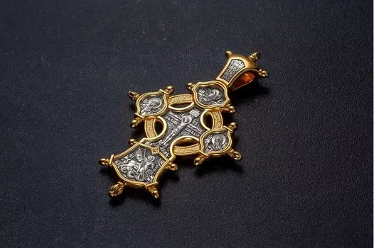 «Распятие. Икона «Всецарица». Георгий Победоносец. Блаженные Ксения и Матрона»