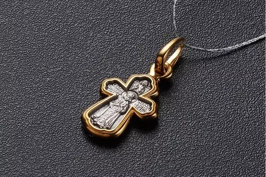 Распятие. Св. царевич Димитрий Угличский. Ангел Хранитель.