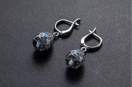 Серьги «Лебеди»