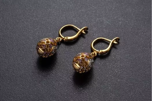 Серьги "Лебеди"