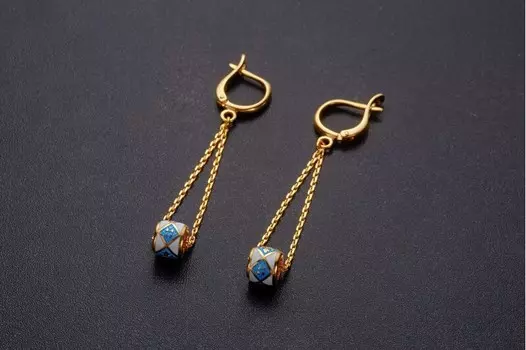 Серьги с подвеской