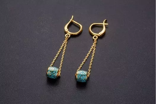 Серьги с подвеской