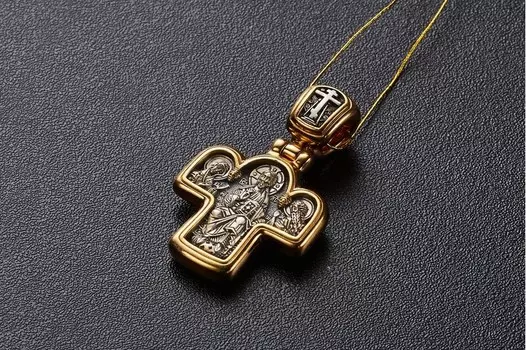 Спас на престоле. Божия Матерь на престоле