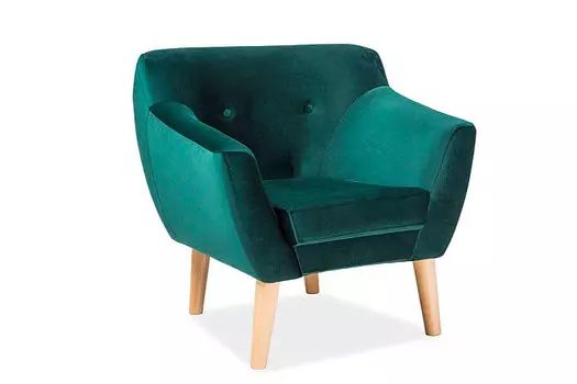 Кресло BERGEN 1 VELVET Ангстрем