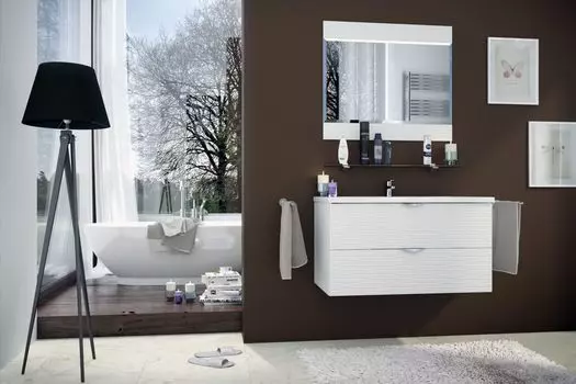 Мебель для ванной комнаты Волна 4 Ангстрем