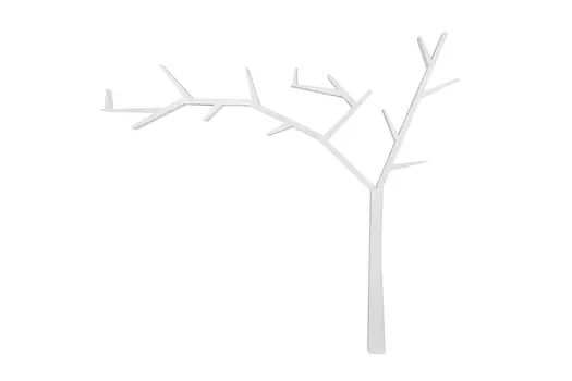 Полка POPRAD левая, белый воск Ангстрем