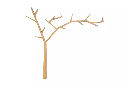 Полка POPRAD правая, медово-коричневый Ангстрем