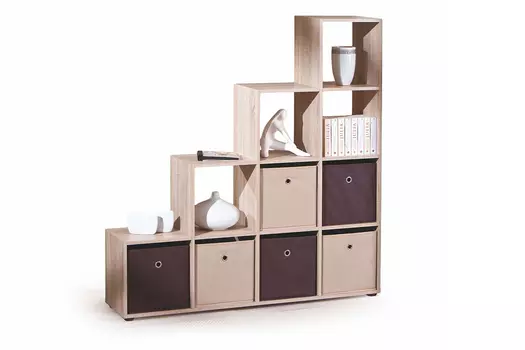 Стеллаж LUINI, дуб сонома Ангстрем