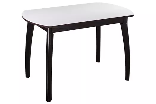 Стол обеденный М15 ДН4 венге/стекло белое Ангстрем