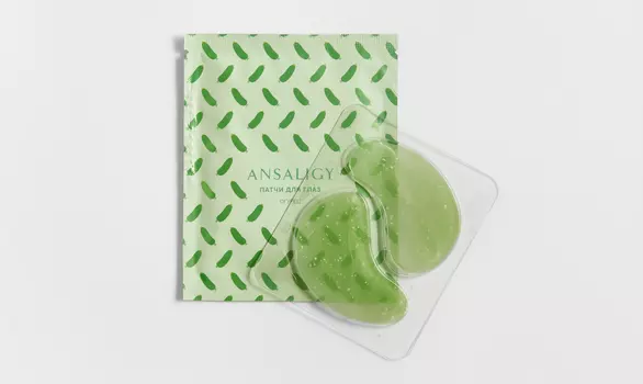 Патчи для глаз «Огурец» ANSALIGY
