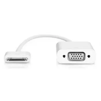 Адаптер Apple Dock Connector (30pin) на VGA 15 см (белый) (MC552ZM/B)