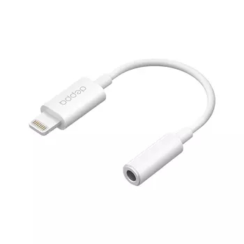 Адаптер Deppa (72404) Lightning/Jack 3.5mm (белый)