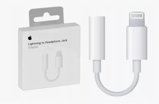 Адаптер Lightning to 3.5mm Headphone Jack Adapter (белый)
