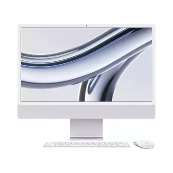 Apple iMac 24" with Retina 4.5K (M3 8C CPU, 10C GPU/16GB/1TB) (Silver) (Z19E000Y3)