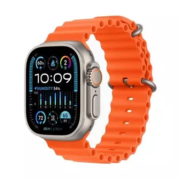 Смарт-часы Apple Watch Ultra 2 49 mm Titanium Case Orange Ocean Band (One Size)