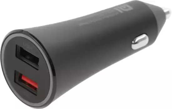 Автомобильное зарядное устройство Xiaomi Mi Dual-Port Car Charger 2xUSB 37W (CC06ZM) (черный)