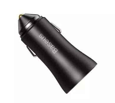 Автомобильный блок питания Baseus Car Charger 2x USB 60W (CGJM000013) (серый)