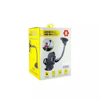 Автомобильный держатель H-XP335 для смартфона раздвижной на лобовое стекло на присоске (черный)