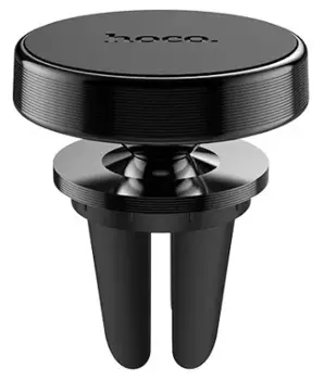 Автомобильный держатель Hoco (CA47) металлический в воздуховод (черный)
