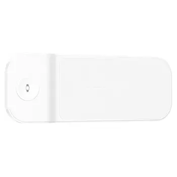 Беспроводное зарядное устройство Hoco CQ6 3 в1 Wireless Fast Charger 15W для смартфона/Samsung Watch/наушников (черный)